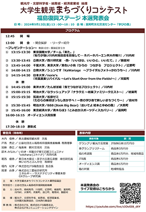 福島復興ステージ本選発表会詳細